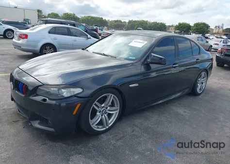 2012 BMW 550I из США, поврежденный, VIN WBAFR9C50CDV58436